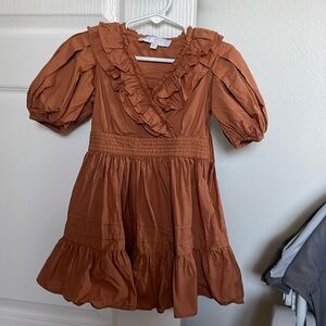Ivy City Co. Ginger Puff Sleeve Dress
